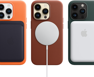 iPhone 15 xuất hiện cùng Ốp Lưng Silicon MagSafe cho iPhone 15, Ví Vải Tinh Dệt MagSafe, Bộ Sạc MagSafe, Pin Dự Phòng MagSafe.