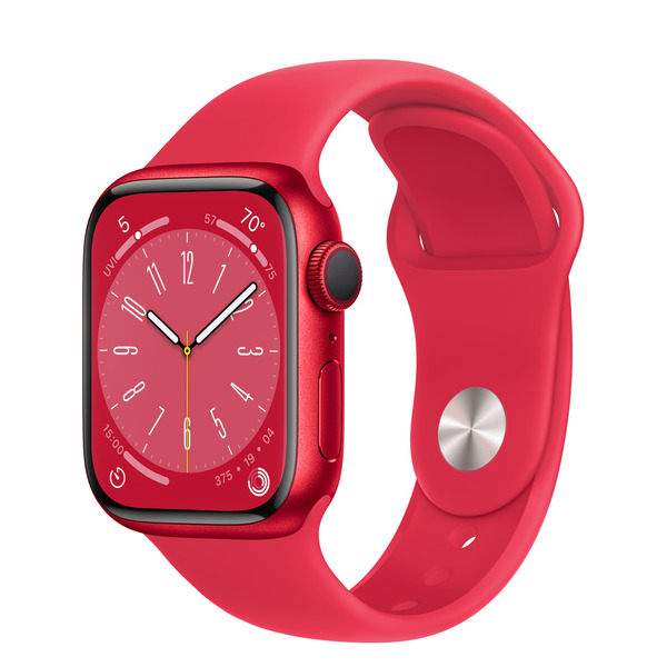 Apple Watch Series 8 màu đỏ viềm nhôm